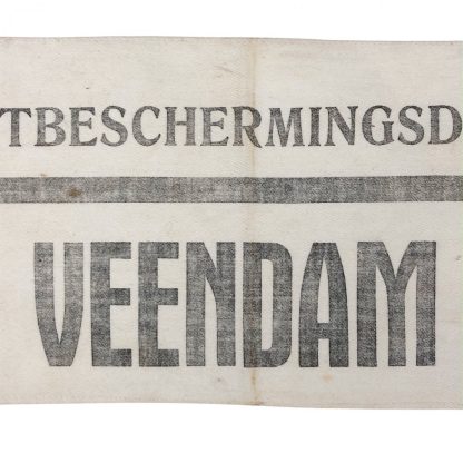 Original WWII Dutch ‘Luchtbeschermingsdienst’ armband Veendam
