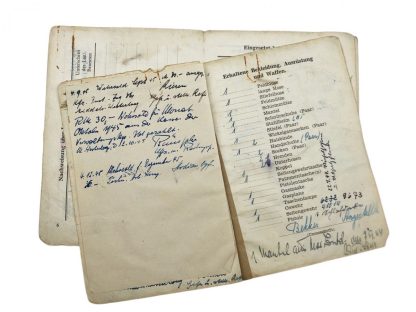 Original WWII German Personalausweisbuch Wachabteilung Niederlande - Rotterdam - Zeist - de Bilt