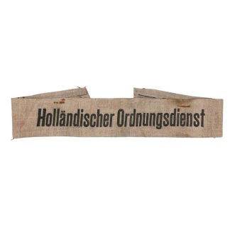 riginal WWII German ‘Holländischer Ordnungsdienst’ armband