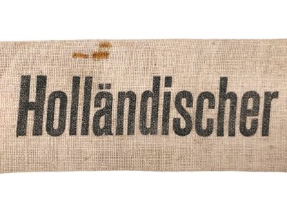riginal WWII German ‘Holländischer Ordnungsdienst’ armband