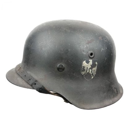 Original WWII German WH M42 SD helmet – NS68