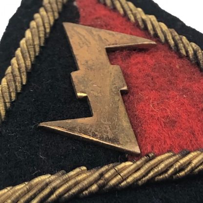 Original WWII Dutch NSB W.A. visor cap insignia