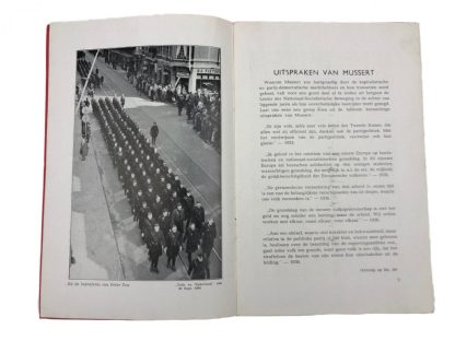 Original WWII Dutch NSB ‘Herdenkings bijeenkomst’ booklet Utrecht
