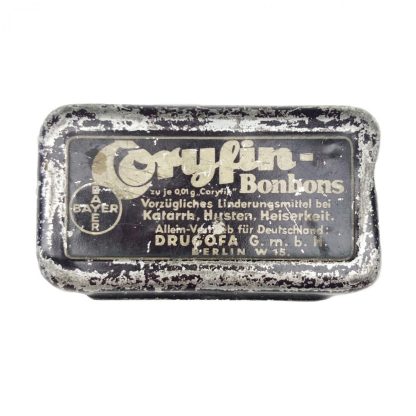 Original WWII German Coryfin-Bonbons tin