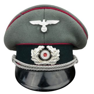 riginal WWII German WH officers schirmmütze Nebel Truppen