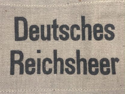 Original WWII German ‘Deutsches Reichsheer’ armband