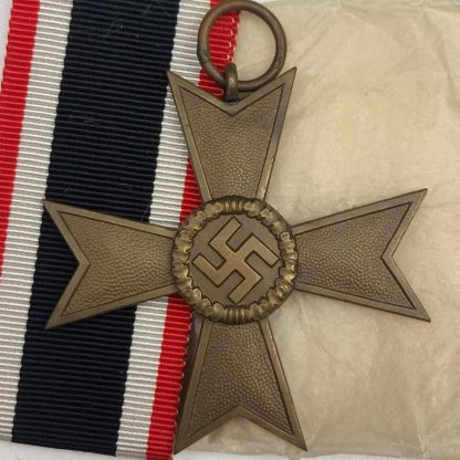 Original WWII German War merit Cross without swords – 1 Deschler