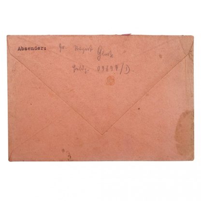 Original WWII German ‘Feldpost’ letter Grenadier-Regiment 732 in Vlissingen