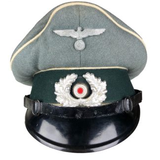 Original WWII German WH infantry EM/NCO Visor cap