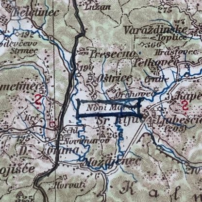Original WWII German 2./Nachrichten-Abteilung 52 map case with containment