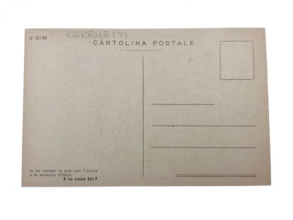 Original WWII Italian R.S.I. recruitment post card