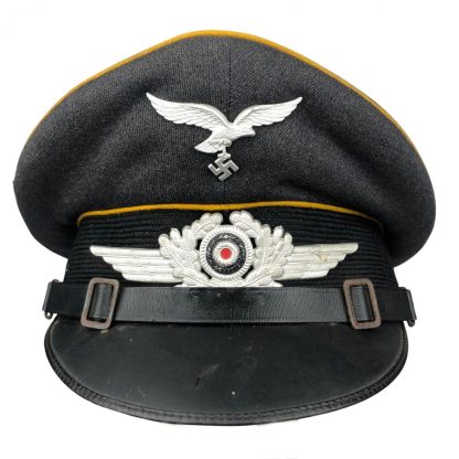 Original WWII German Luftwaffe NCO visor cap