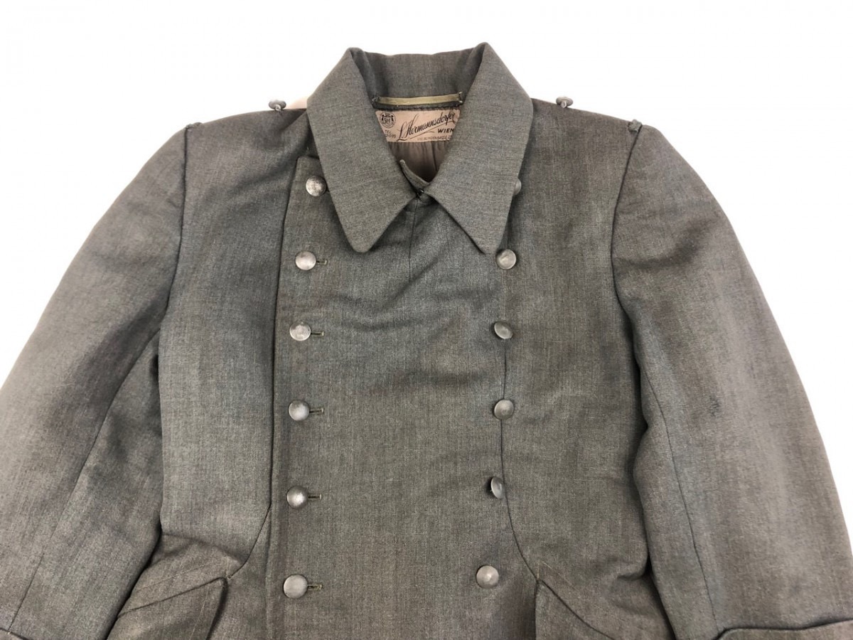 Original WWII German WH/SS overcoat in Italian gabardine cloth ...