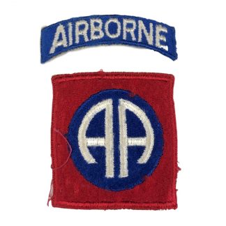 Original WWII US 82nd Airborne patch