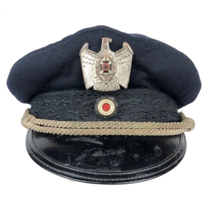 Original WWII German NSKOV visor cap