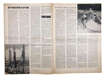 Original WWII Dutch Waffen-SS volunteer newspaper Front en Heem September 1943