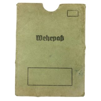 Original WWII German Wehrpass cover