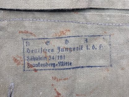 Original WWII German DJ (Deutsche Jungvolk) tentpoles in pouch