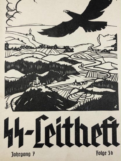 Original WWII German SS-Leitheft – Jahrgang 7 Folge 3b