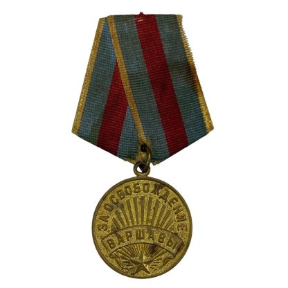 Original WWII Russian ‘For the Liberation of Warsaw’ medal