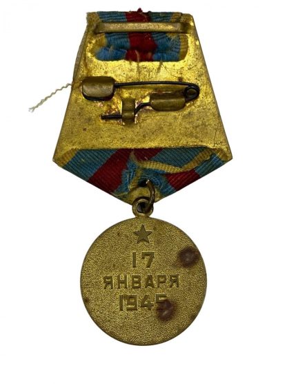 Original WWII Russian ‘For the Liberation of Warsaw’ medal
