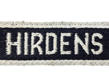 Original WWII Norwegian fascist movement ‘Hirdens Bedriftsvern’ cuff title