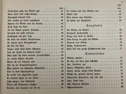 Original WWII German NS-Frauenschaft Liederbuch