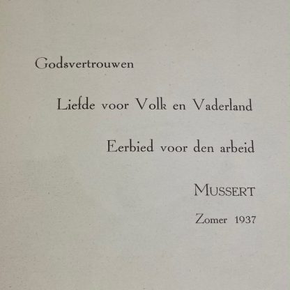 Original WWII Dutch NSB book – Voor Volk en Vaderland