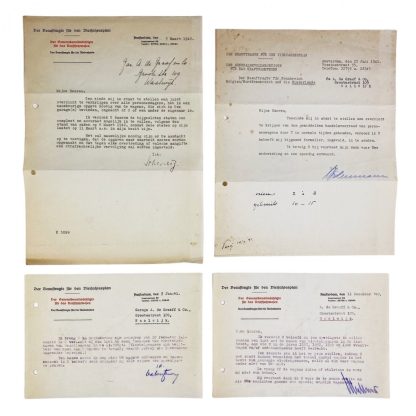 Original WWII German document set Waalwijk (Netherlands)