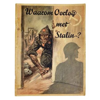 Original WWII Dutch collaboration book – Waarom Oorlog met Stalin?