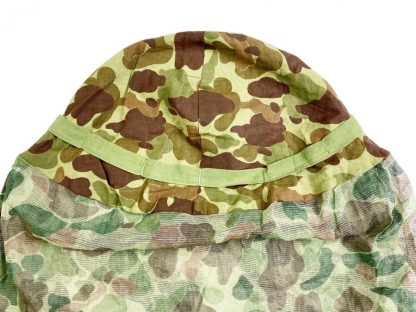 Original WWII USMC M1 helmet camouflage mosquito cover