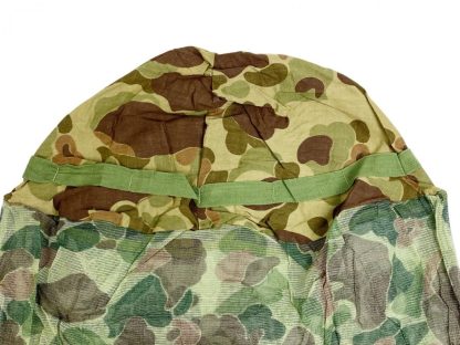 Original WWII USMC M1 helmet camouflage mosquito cover