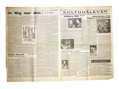 Original WWII Belgian collaboration newspaper 'Balming'