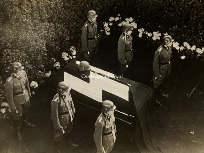 Original WWII German Waffen-SS Reinhard Heydrich funeral photo
