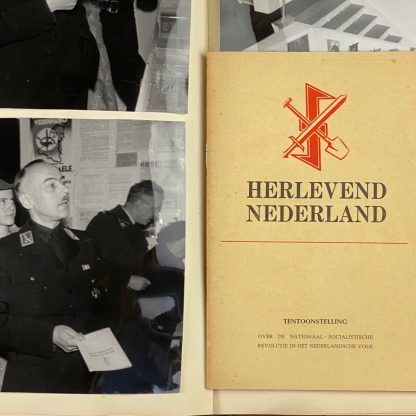 Original WWII Dutch NSB personal photo album of the head of the NSB museum and archive H.L. Schuilenburg