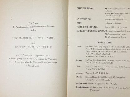 Original WWII German Waffen-SS war invalids booklet Niederlande