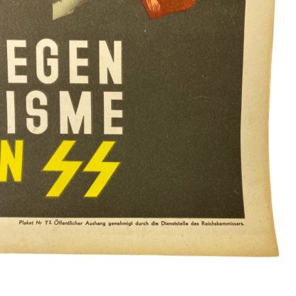 Original WWII Dutch Waffen-SS poster ‘Alles Sal Reg Kom’