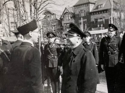Original WWII Dutch NSB photo grouping ‘Mussert visiting Hillegersberg’