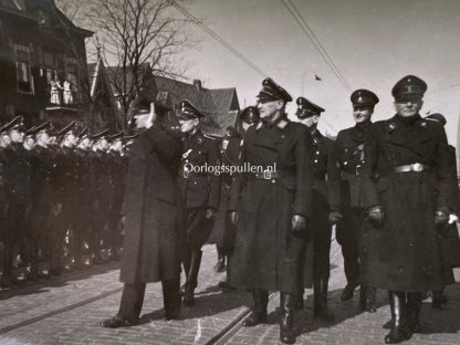 Original WWII Dutch NSB photo grouping ‘Mussert visiting Hillegersberg’