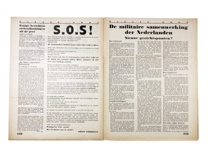 Original WWII Dutch collaboration newspaper – Dinaso Orde