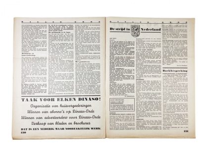 Original WWII Dutch collaboration newspaper – Dinaso Orde