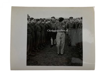 Original WWII British photo ‘Montgomery inspecting the REME troops’ 2.1942