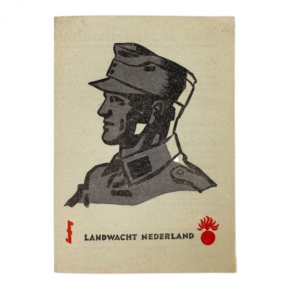 Original WWII Dutch ‘Landwacht Nederland’ flyer