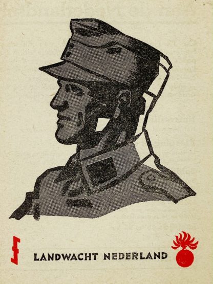 Original WWII Dutch ‘Landwacht Nederland’ flyer