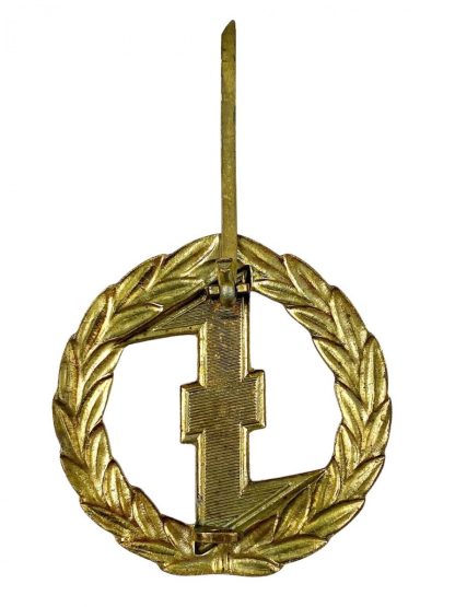 Original WWII Dutch NSB W.A. Sport badge in gold