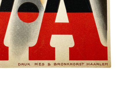 Original WWII Dutch NSB W.A. poster