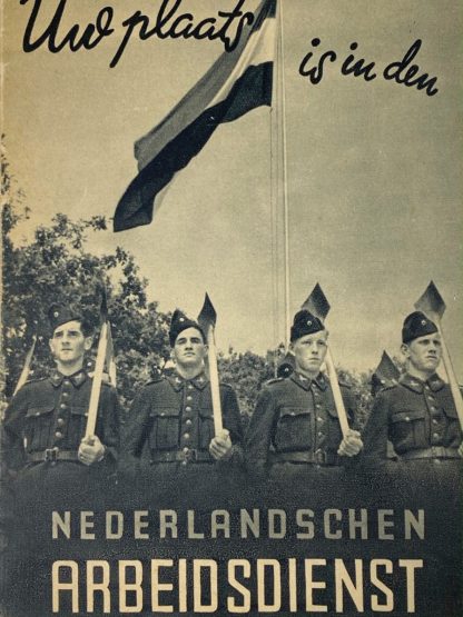 Original WWII Nederlandsche Arbeidsdienst booklet ‘Uw plaats’