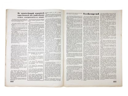 Original WWII Dutch collaboration newspaper – Ons Volk ‘Verdinaso Nederland’
