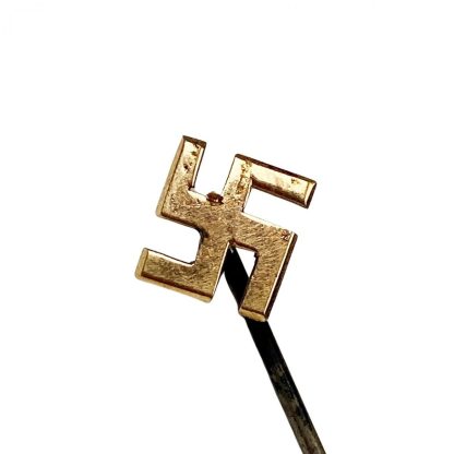 Original WWII German gold swastika pin