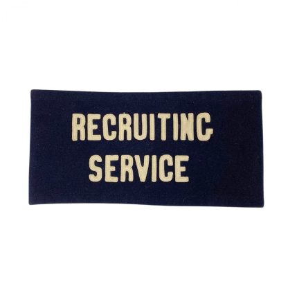 Original WWII US recruiting service armband